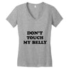 don't touch my bella Women's V-Neck T-Shirt