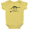 Brontosaurus Dinosaur shirt Inspired by Dustin from Stranger Things Baby Onesie