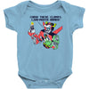 lion mouth hands Baby Onesie