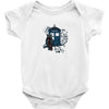 Owl And Tardis Baby Onesie