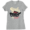 socks don't protect my heart Ladies Fitted T-Shirt