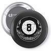 8ball skull Pin-back button