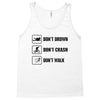 Don't drown crash walk Tee Swim Bike Run Triathle Tank Top