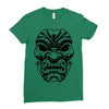 samurai warrior Ladies Fitted T-Shirt