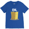 oh hay oh hey girl boy funny pun V-Neck Tee