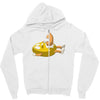 peanut inside Zipper Hoodie