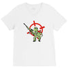 tortue tueuse de mario bros V-Neck Tee