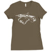 miles wah wah Ladies Fitted T-Shirt