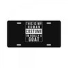 goat halloween costume License Plate