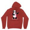 black, red and white Unisex Hoodie
