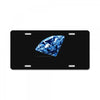 diamond blu License Plate