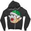 mario turtle Zipper Hoodie