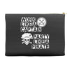 work like a captain party like a pirate Accessory Pouches