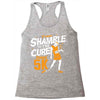 shamble to the cure zombie 5k Racerback Tank