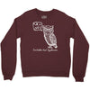 irritable owl syndrome Crewneck Sweatshirt