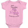 I Love My Trucker To The Moon And Back To Infinity And Beyond Forever Baby Bodysuit