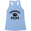 pekingese mum Racerback Tank