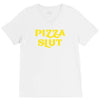 pizza slut funny diet gym workout new V-Neck Tee