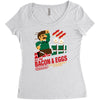 all the bacon and eggs Women's Triblend Scoop T-shirt