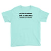 im not an alcoholic im a drunk t shirt x large funny beer pong keg par Youth Tee