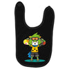 rufu the skaterwolf Baby Bibs
