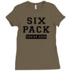 Six Pack Coming Soon Ladies Fitted T-Shirt