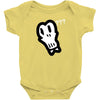 bad skull Baby Bodysuit