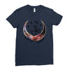 Space Skeleton Ladies Fitted T-Shirt