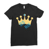 old man Ladies Fitted T-Shirt