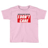 Breaking News i Don't Care Toddler T-shirt
