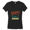 happy father's day Women's V-Neck T-Shirt