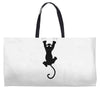Grabing Cat Weekender Totes