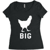 big cock Women's Triblend Scoop T-shirt