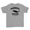 narwhal whale Youth Tee