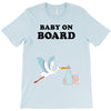 Baby On Board with Stork T-Shirt