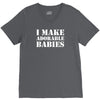 I Make Adorable Babies V-Neck Tee