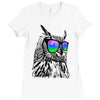 cool owl Ladies Fitted T-Shirt