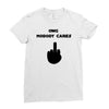 omg nobody cares Ladies Fitted T-Shirt