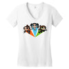 powerpew girls Women's V-Neck T-Shirt