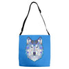 the wolf Adjustable Strap Totes