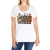 king of the hell Ladies Curvy T-Shirt