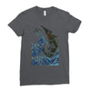 kaiju wave Ladies Fitted T-Shirt