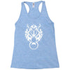 fenrir wolf motif Racerback Tank