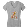 WE'RE BROKEN Women's V-Neck T-Shirt