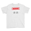 warning i kick balls Youth Tee