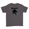 beast muscle guy workout Youth Tee