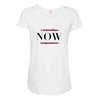 Yesterday Now Tomorrow Maternity Scoop Neck T-shirt