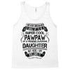 Super Cool Pawpaw Of A Freaking Awesome Daughter Tank Top