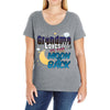 grandma moon&amp;back Ladies Curvy T-Shirt