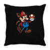 vintage plumber Throw Pillow